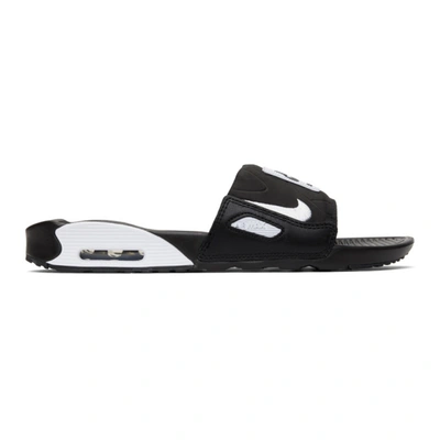 Nike Contrast Logo Pool In Black |