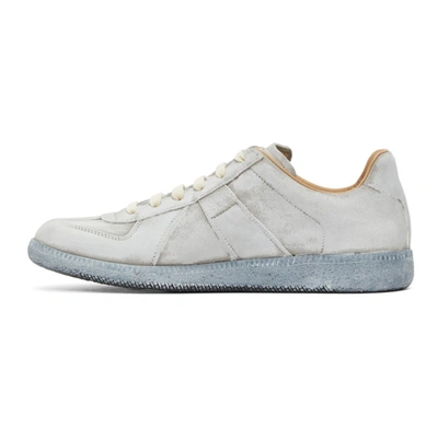 Shop Maison Margiela Grey Replica Sneakers In H7700 Grigi