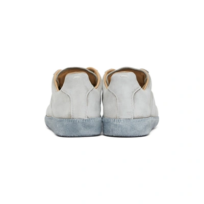 Shop Maison Margiela Grey Replica Sneakers In H7700 Grigi