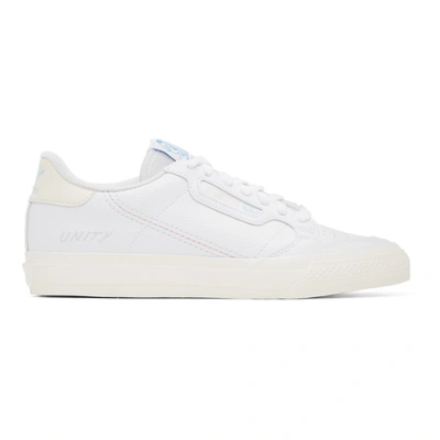 Shop Adidas Originals White Unity Edition Continental Vulc Sneakers In Ftwr White