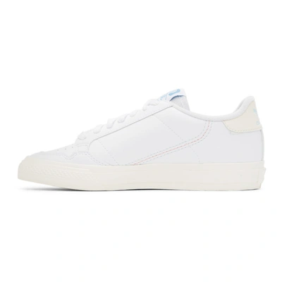 Shop Adidas Originals White Unity Edition Continental Vulc Sneakers In Ftwr White