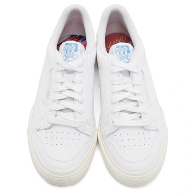 Shop Adidas Originals White Unity Edition Continental Vulc Sneakers In Ftwr White