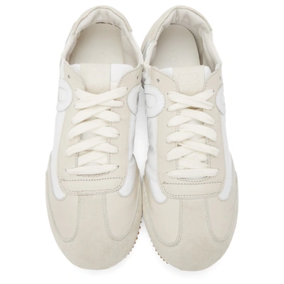 Shop Loewe White & Off-white Ballet Runner Sneakers In 2006 White