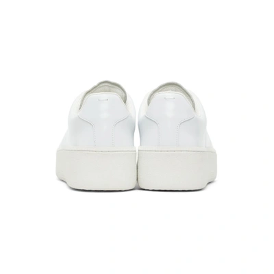 Shop Maison Margiela White Game Set Match Sneakers In H7341 White