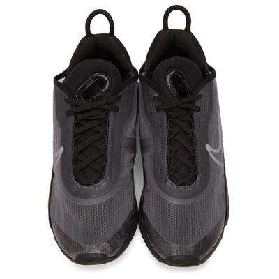 Shop Nike Black & Grey Air Max 2090 Sneakers In Black/ White/wolf Grey/ Anthracite