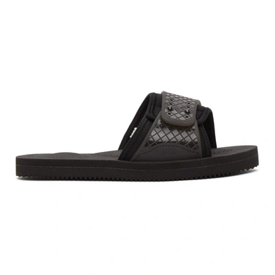 Shop Suicoke Black Siv Sandals