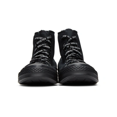 Shop Converse Black Gore-tex® Utility Chuck 70 High Sneakers In Blk/abk/blk