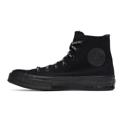 Shop Converse Black Gore-tex® Utility Chuck 70 High Sneakers In Blk/abk/blk