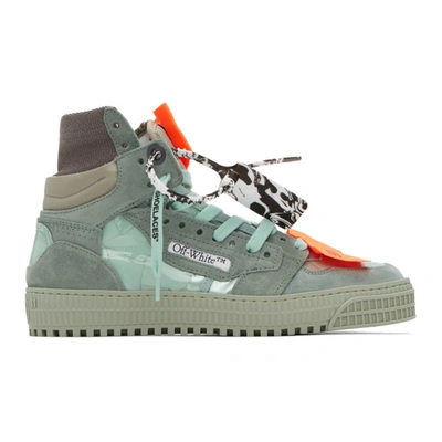 Shop Off-white Green Off Court Sneakers In 5102 Mintwh