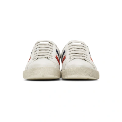 Shop Moncler White Montreal Sneakers In 032 White