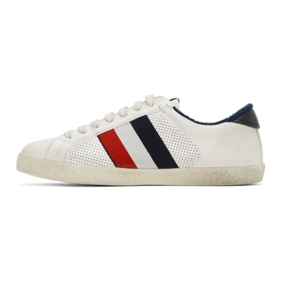 Shop Moncler White Montreal Sneakers In 032 White