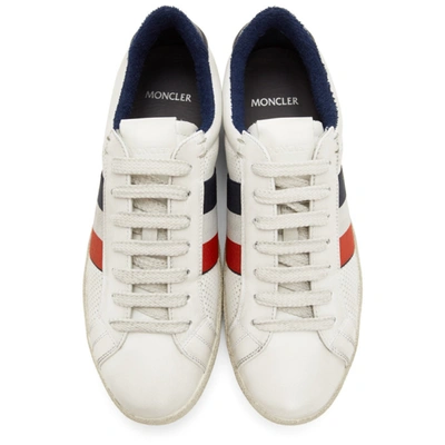 Shop Moncler White Montreal Sneakers In 032 White