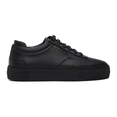 Shop Axel Arigato Black Platform Sneakers In Blackleath