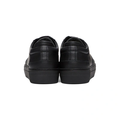 Shop Axel Arigato Black Platform Sneakers In Blackleath