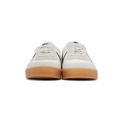 Shop Nike Off-white And Navy Killshot 2 Sneakers In 107 Nav/yel