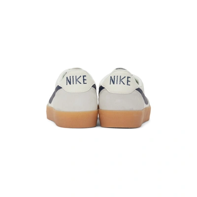 Shop Nike Off-white And Navy Killshot 2 Sneakers In 107 Nav/yel