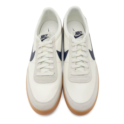 Shop Nike Off-white And Navy Killshot 2 Sneakers In 107 Nav/yel