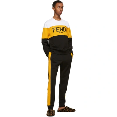 Shop Fendi Brown Shearling 'forever ' Loafers In F0r7r Tobac