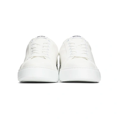 Shop Gcds White And Black Bucket Sneakers In White/blk