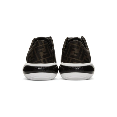 Shop Fendi Black Mesh 'forever ' Sneakers In F18sa - Bla