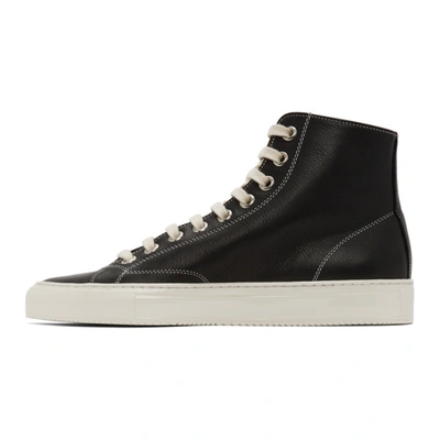 Shop Common Projects Black Tournament High Sneakers In 7547 Black