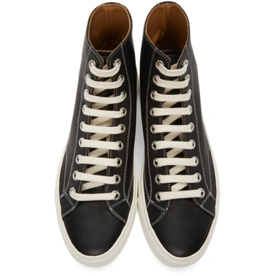Shop Common Projects Black Tournament High Sneakers In 7547 Black