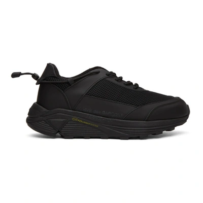 Shop Comme Des Garçons Homme Deux Comme Des Garcons Homme Plus Black Cross Trainer Sneakers In 1 Black