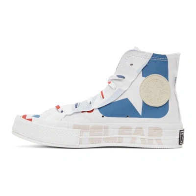 Shop Telfar White Converse Edition Chuck 70 High Sneakers In Wcpb