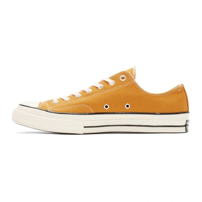 Shop Converse Yellow Chuck 70 Low Sneakers In Sun/blk/egr