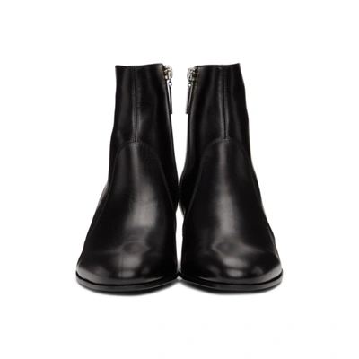 Shop Saint Laurent Black Cole Boots In 1000 Black