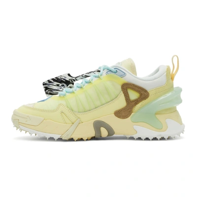 Shop Off-white Yellow & Blue Odsy-2000 Sneakers In Beige Blue