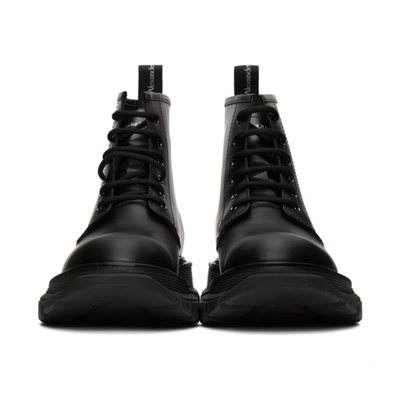 Shop Alexander Mcqueen Black Beauty Lace-up Boots In 1000 Black