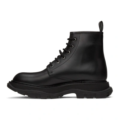 Shop Alexander Mcqueen Black Beauty Lace-up Boots In 1000 Black