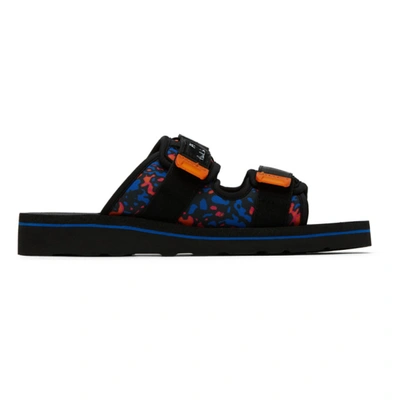 Shop Ps By Paul Smith Black Micah Sandals In Blk Td