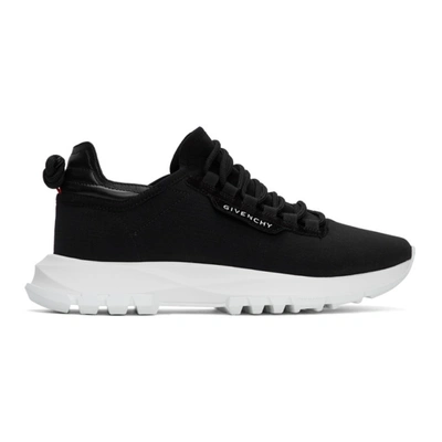 Shop Givenchy Black Spectre Runner Sneakers In 001-black