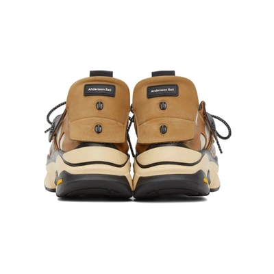 Shop Andersson Bell Beige Re-made Stewart Sneakers