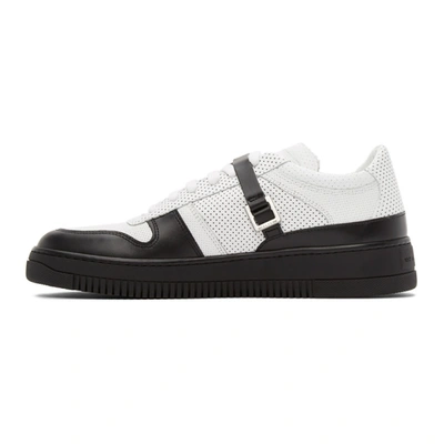 Shop Alyx White & Black Buckle Sneakers In White 14539945