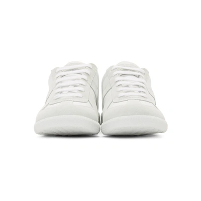 Shop Maison Margiela Off-white Replica Sneakers In 101 Raw