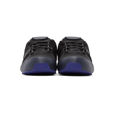Shop Y-3 Black & Navy Sprint Sneakers In Blk/nvy