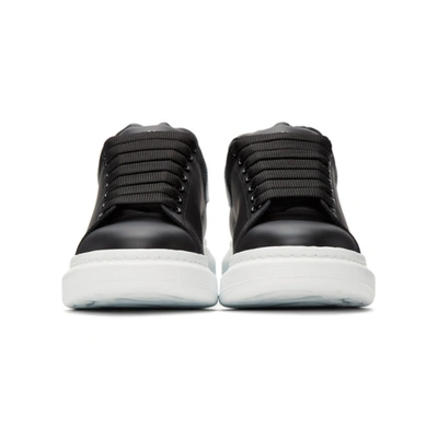 Shop Alexander Mcqueen Black & White Oversized Sneakers In Black/white
