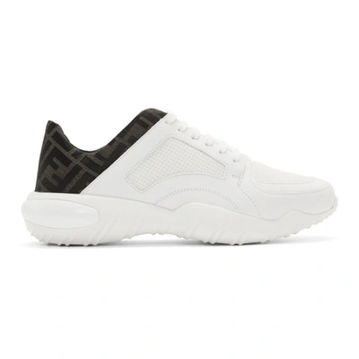 Shop Fendi White Mesh 'forever ' Sneakers In F150f Ultwh