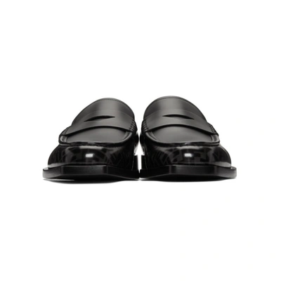 Shop Fendi Black 'forever ' Loafers In F18sx - Bla