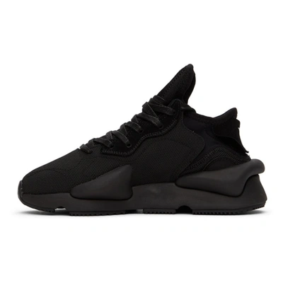 Shop Y-3 Black Kaiwa Sneakers In Black/white