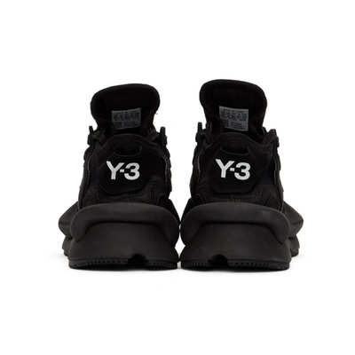 Shop Y-3 Black Kaiwa Sneakers In Black/white