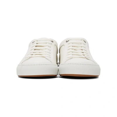 Shop Hugo Boss White Mirage Tennis Sneakers In 100 White