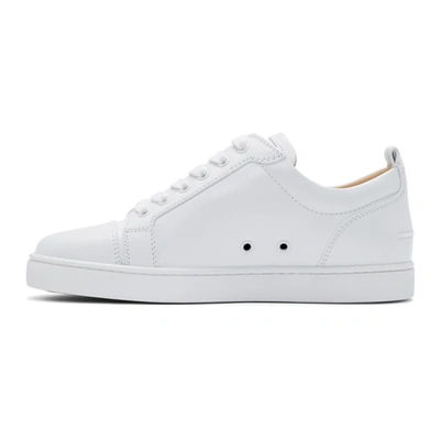 Shop Christian Louboutin White Louis Junior Sneakers In Wh01 White