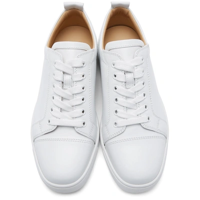 Shop Christian Louboutin White Louis Junior Sneakers In Wh01 White