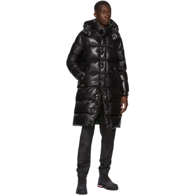 Moncler Black Suede Vancouver Boots In 927 Black