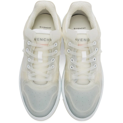 Shop Givenchy White Baskets Wing Sneakers In 100-white