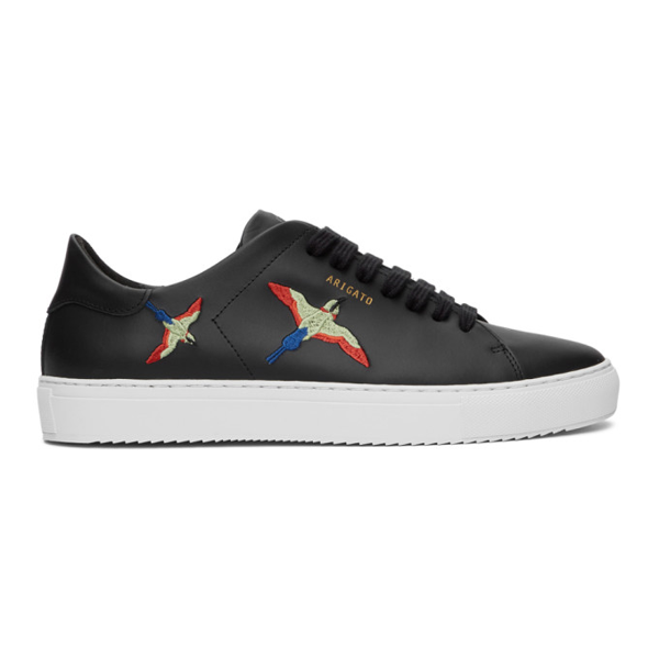 axel arigato black trainers